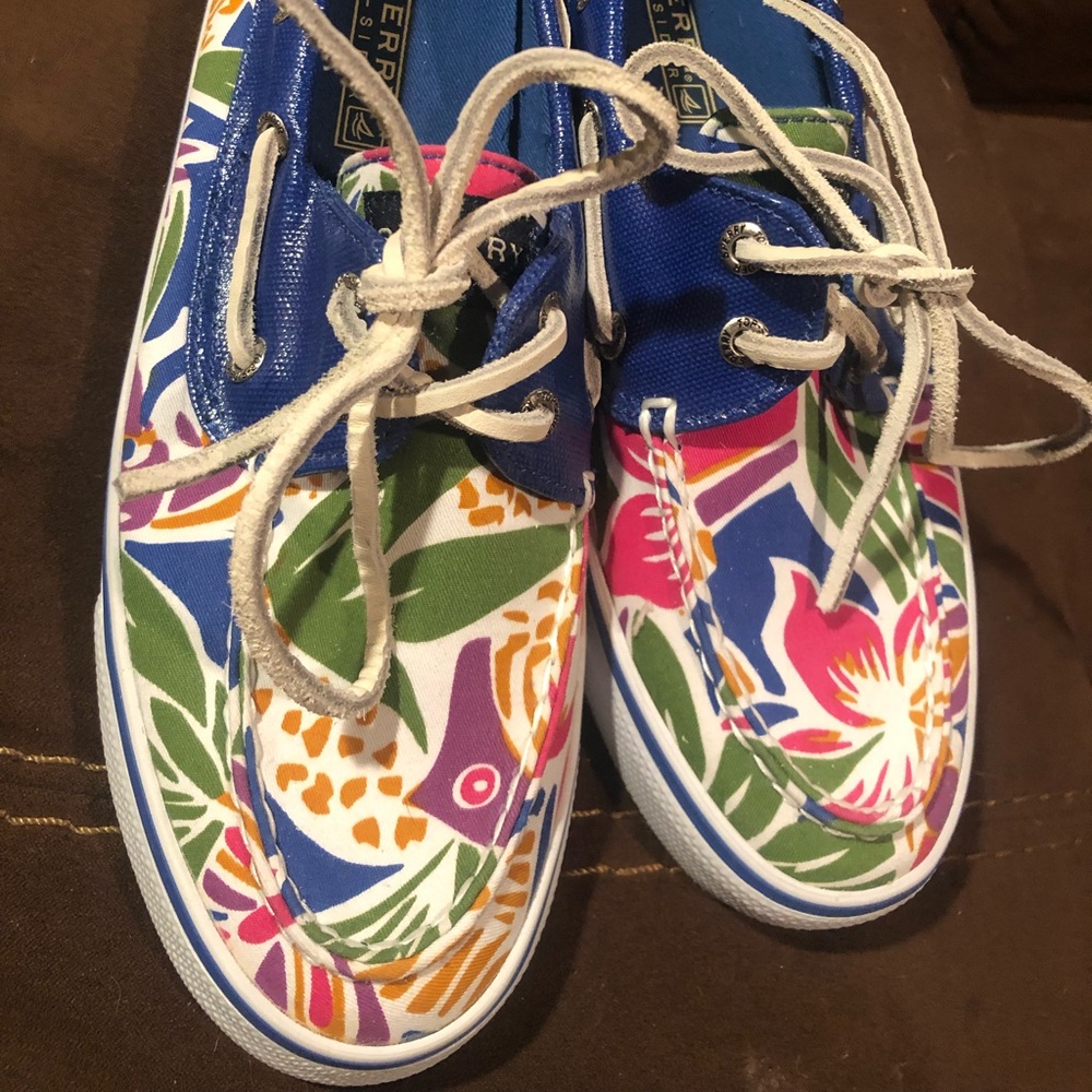 Sperry tropical boat shoes